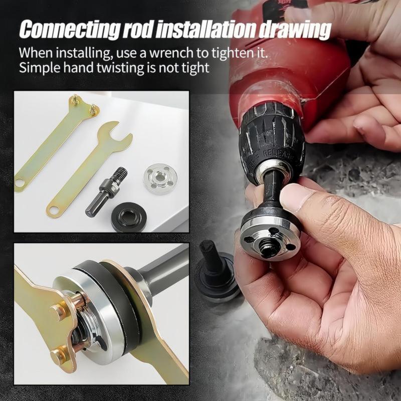 GrindGear – Universal Electric Drill Adapter Kit