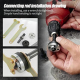 GrindGear – Universal Electric Drill Adapter Kit