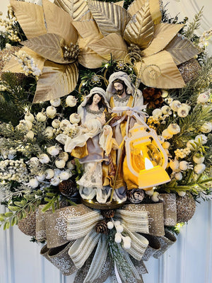 DivineGlow - Spiritual Handmade Wreath Decoration