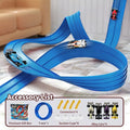 Blue 13.1Ft Track with 4 Cars