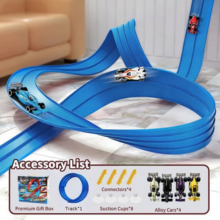SpinRush - Ultimate DIY Raceway for Kids