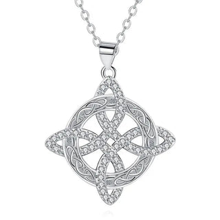 Hecatea – Witch’s Knot Birthstone Necklace