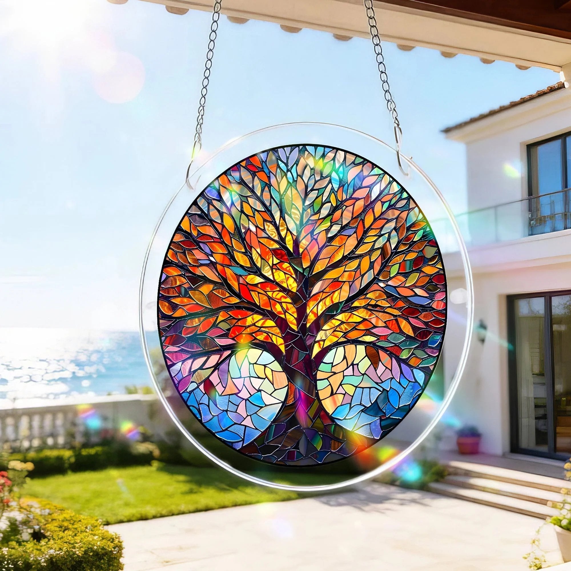 EmeraldFlame –  Acrylic 80 Pcs Suncatcher Puzzle