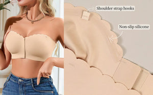 BareEase – Seamless Strapless Bandeau Bra