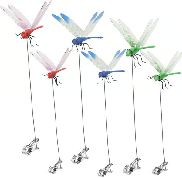 FlyAwayWings – 3D Dragonfly Garden Clip for Natural Bug Control