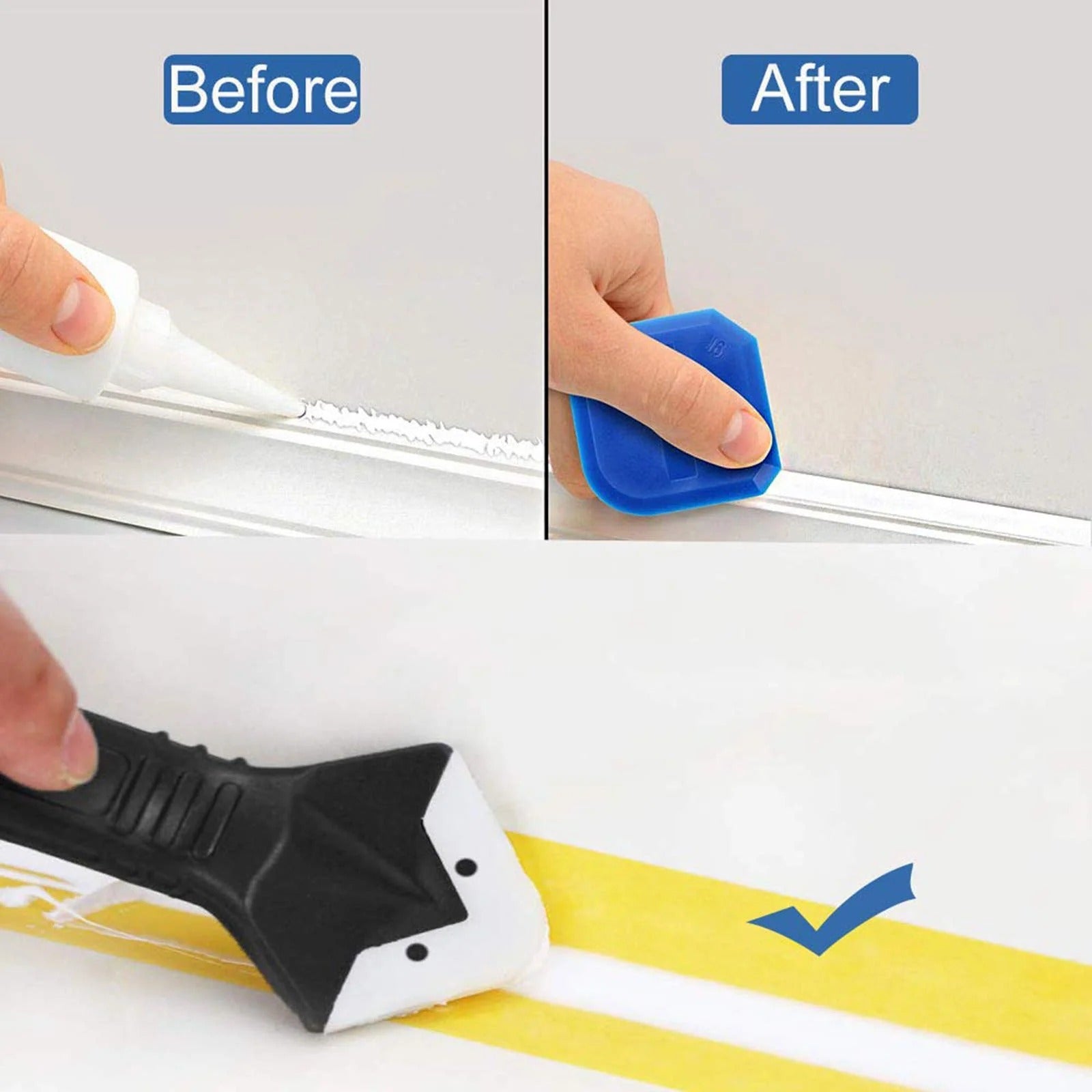 SealCraft - Precision Caulk Scraper & Smoother