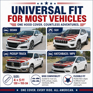 LibertyShield – American Flag Car Hood Cover