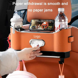 SeatSaver – Multi-Pocket Seat Back Storage Box