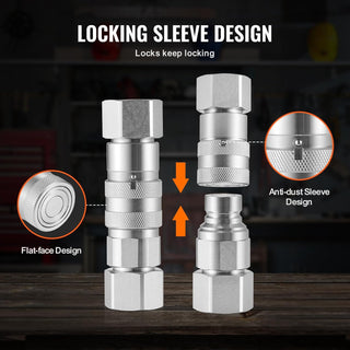 HydroLock – Industrial Grade Hydraulic Quick Connect Fittings