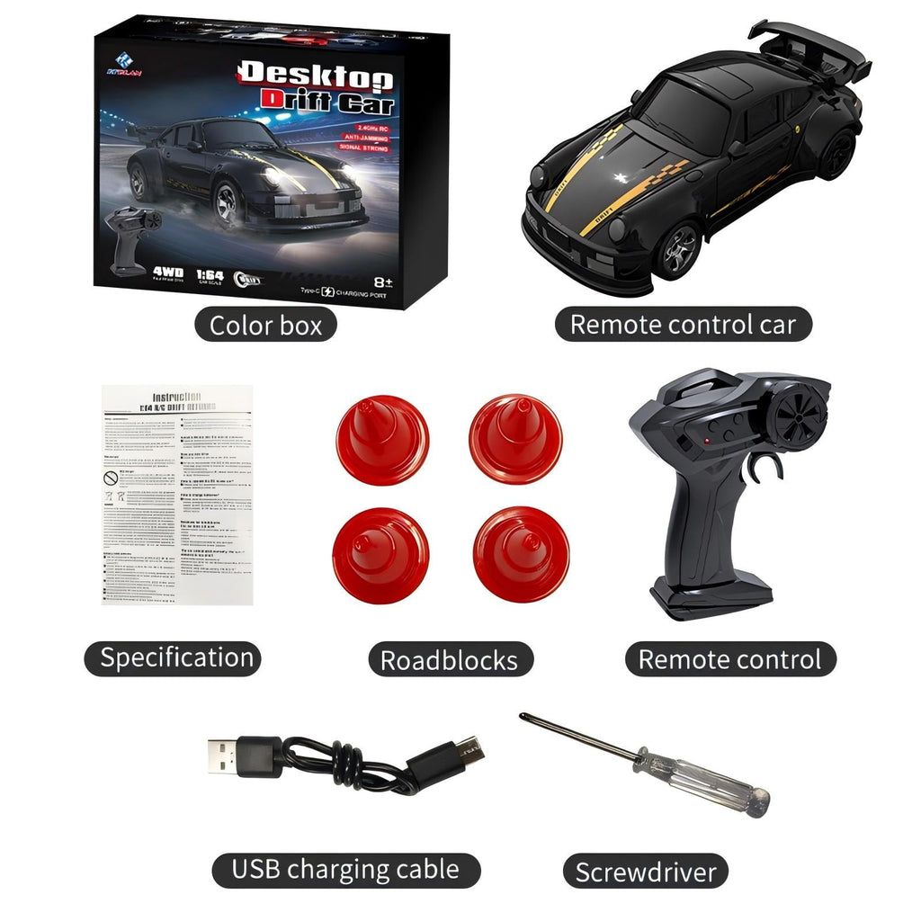 DriftRush – 1:64 Mini RC Drift Car