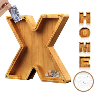 SmoothSaver - Handcrafted Wooden Piggy Bank