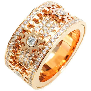Handmade Diamond Ornate Geometric 3D Band Ring (Buy 2 Free Shipping) Marnetic