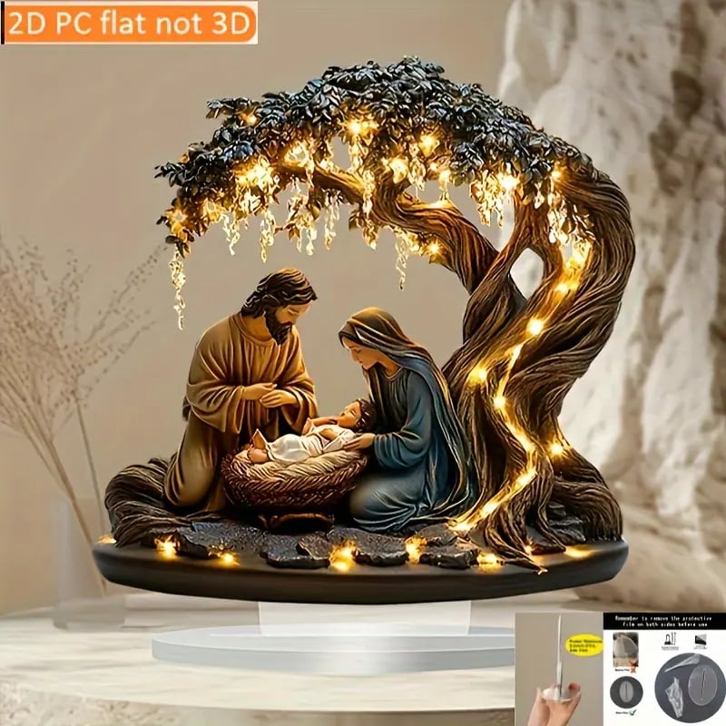 FaithLight - Luminous Nativity Scene