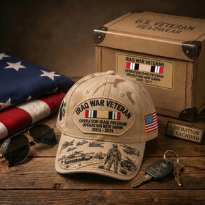 🇺🇸 Last Day Promo: 49% OFF 🎖️ - Iraq War Veteran Tribute Cap