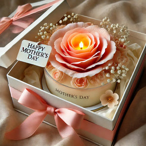 "Everlasting Bloom" Mother's Day Rose Candle