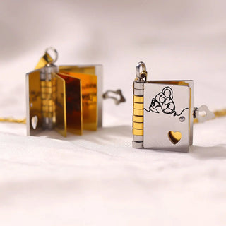 LoveTale - Timeless Book Pendant of Generational Bond