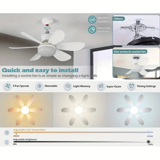SmartBreez PRO | 2-in-1 Ceiling Fan & LED Light