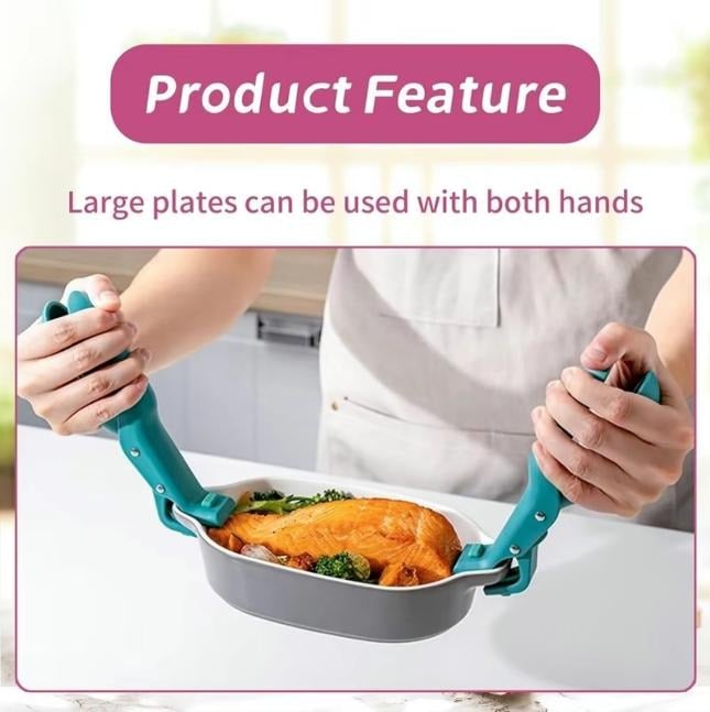 GrabEase - Anti-Scald Bowl Lifter Set (2PCS)