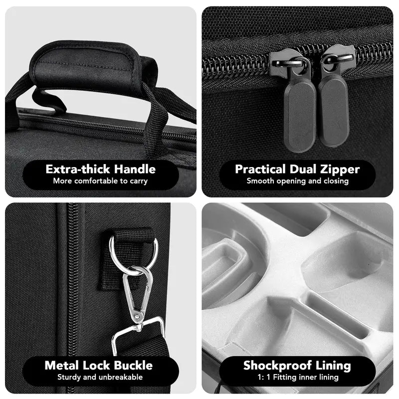 ConsoleShield - Premium PS5 Carrying Case with Custom Compartments