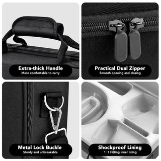 ConsoleShield - Premium PS5 Carrying Case with Custom Compartments