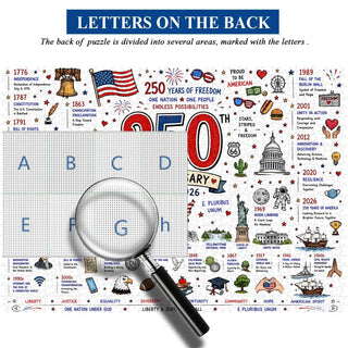 🧩 Patriotic America Jigsaw Puzzle 1000 Pieces🎁Buy 2 Free Shipping