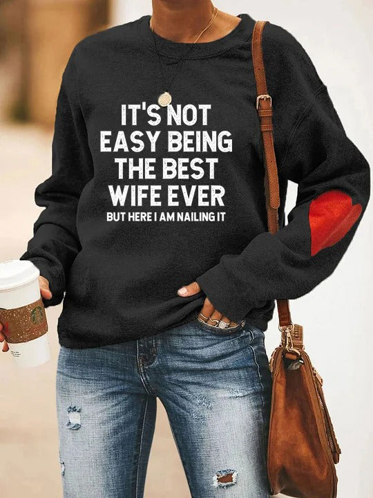 WifeGoals – “Best Wife Ever” Statement Sweatshirt