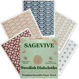 FreshFiber - Ultra-Absorbent Swedish Dishcloth Set