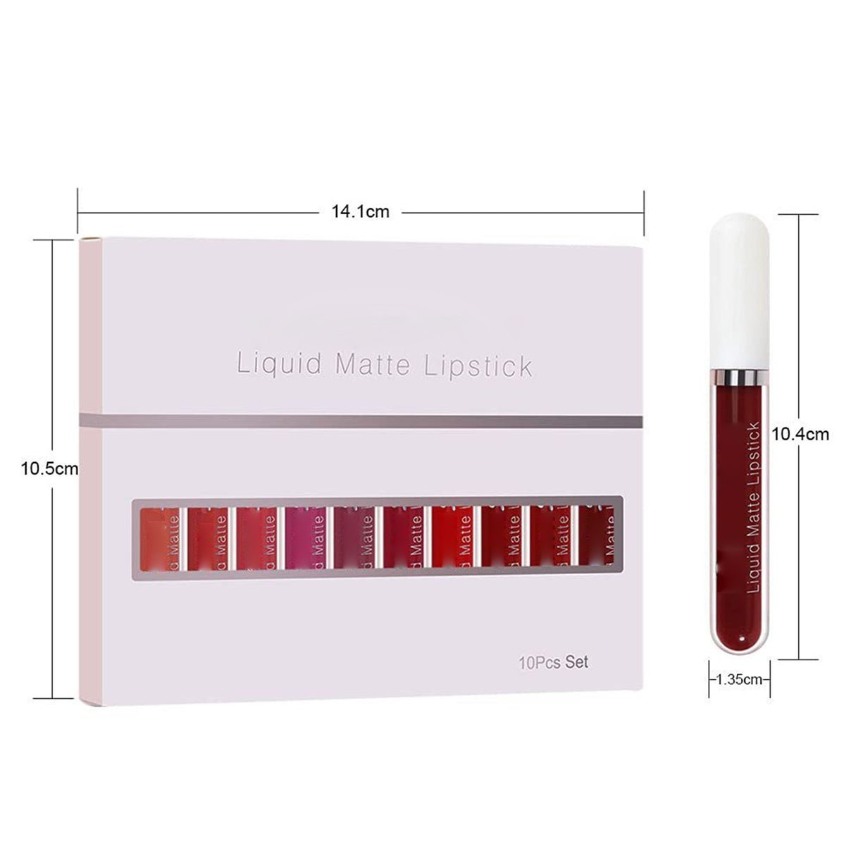 VelvetLuxe – Liquid Matte Lipstick Set