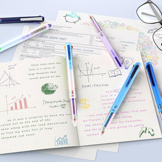 InkFusion – 6 Pack Multicolor Pens with Smooth Ink Flow