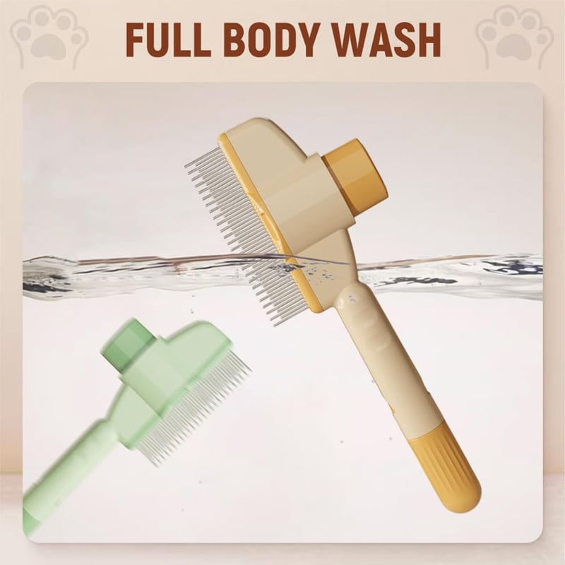 FleaFree - Self Cleaning Pet Grooming Brush
