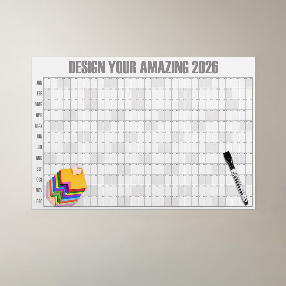 LifeLayout - Large 2026 Minimalist Wall Calendar
