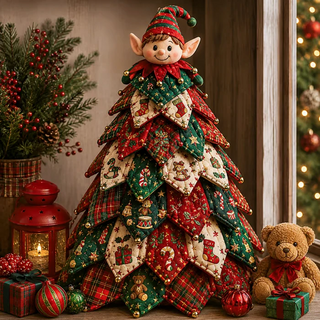 QuiltTree – DIY Fabric Christmas Tree Kit