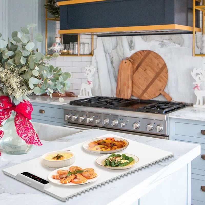 Foldable Silicone Fast Heating Food Electric Warming Tray marnetic