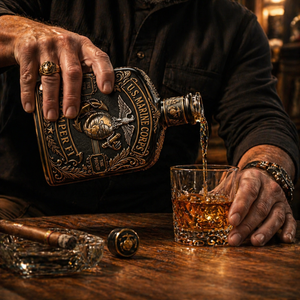 U.S. Marine Corps Semper Fi Commemorative Whiskey Decanter -✈️ BUY 2 FREE SHIPPING