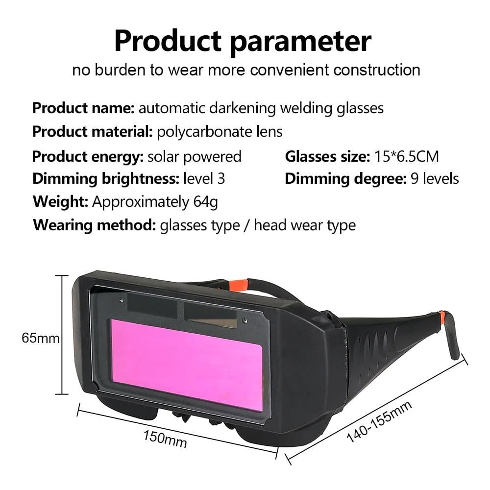 WeldPro – Auto Dimming Glasses