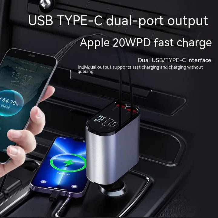Quick Charge 100W - Flexi Car Charge marnetic