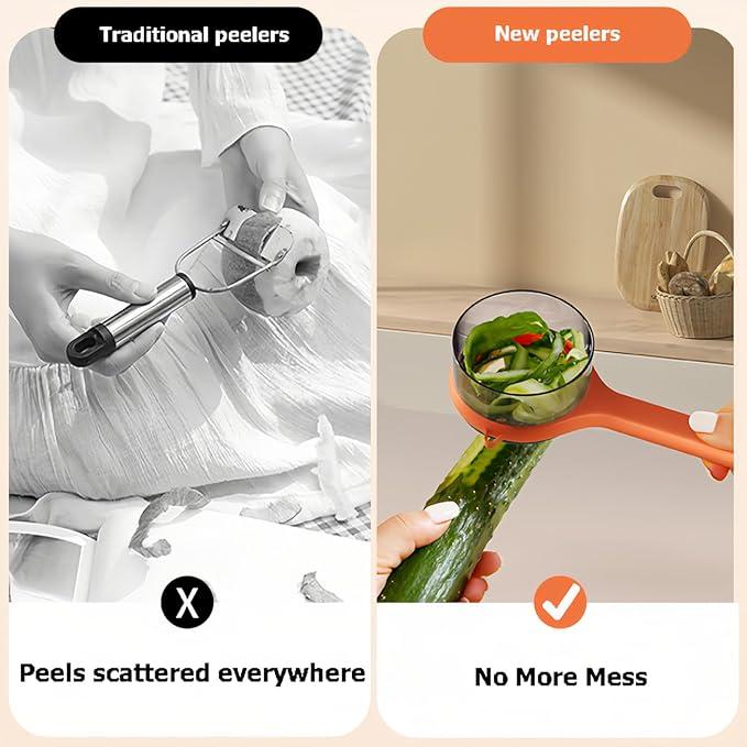 PeelEdge – Dual Stainless Blades with Storage Box