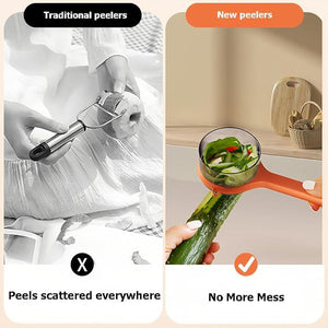 PeelEdge – Dual Stainless Blades with Storage Box