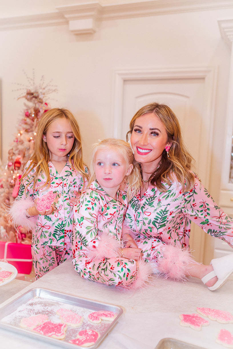 TWINBLISS - Mommy & Me Feather Pajama Set | Soft, Stylish, Stunning