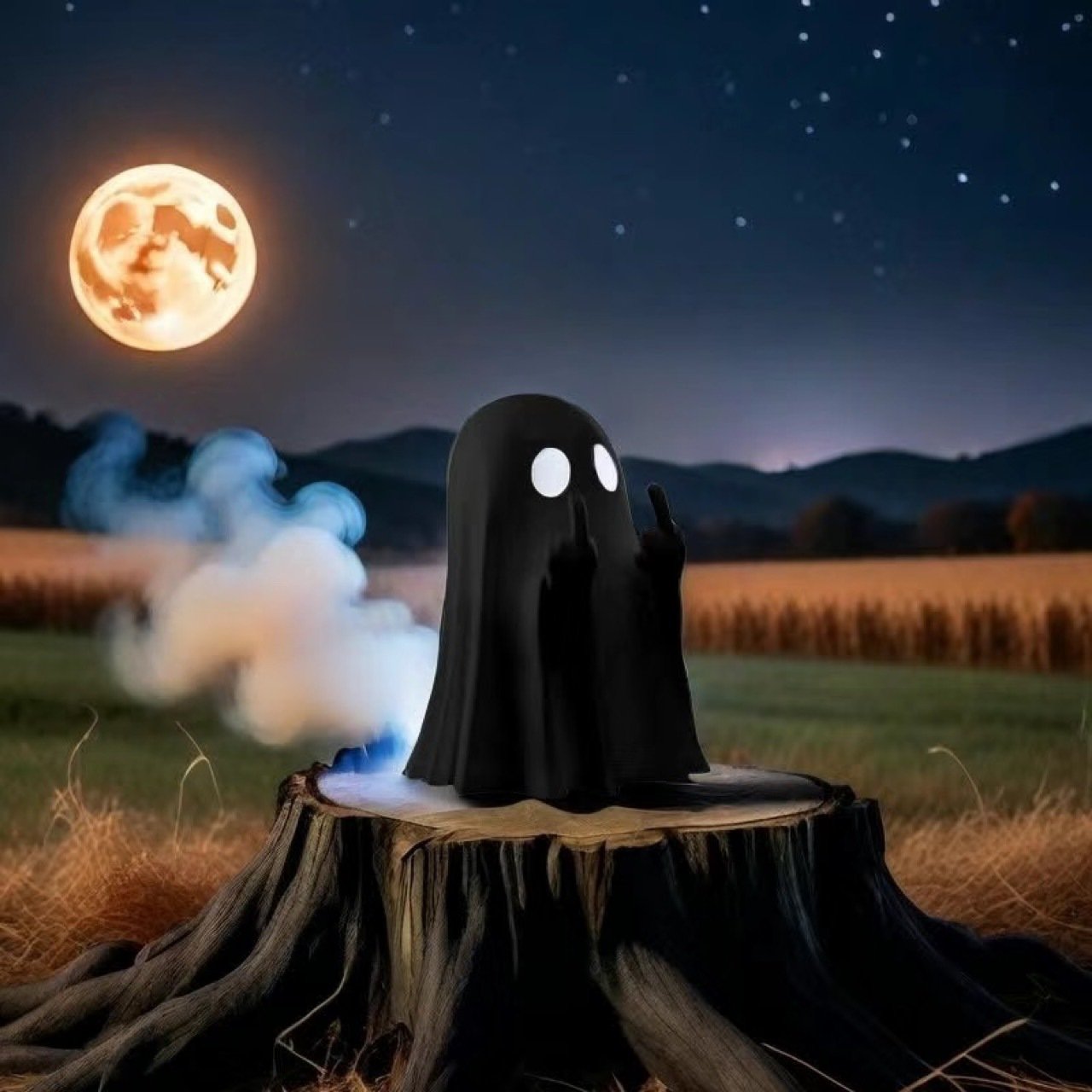 Ghoulie - Playful Resin Ghost Statue