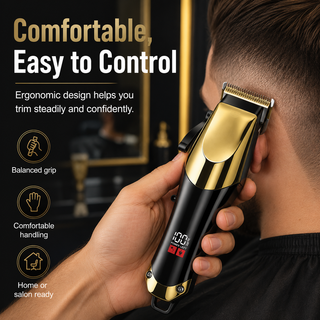 BarberEdge – Cordless Precision Hair & Beard Trimmer Set
