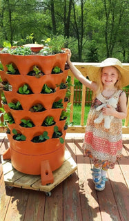 GrowSpin – Rotatable Garden Tower for Vertical Planting
