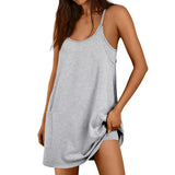 SummerVibe – Women's Sleeveless Mini Dress