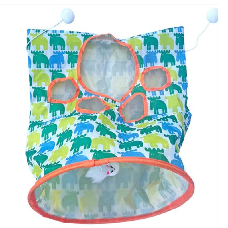 Endless Fun Portable Tunnel Bag For Cats marnetic
