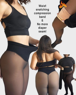 FleeceVeil - Skin-Effect Sculpting Tights