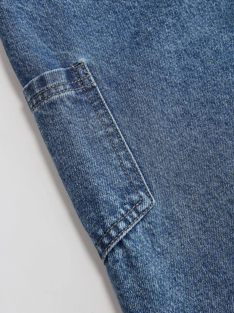 TwistWaist – Cross Front Wide Leg Jeans