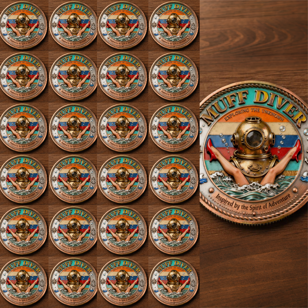 🏆Black Friday 60% OFF - 🍻 “Muff Diver – Exploring the Realm of Adventure” Commemorative Coin ⚓️
