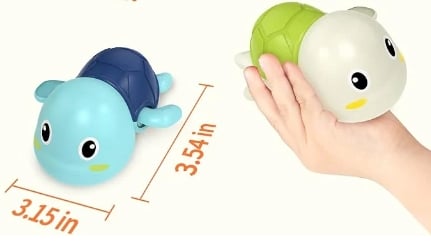 TinyTide - Interactive Turtle Bath Toy Set