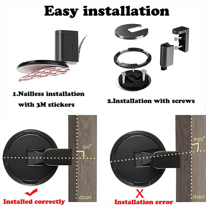 DoorGuard – Heavy-Duty Mechanical Door Stopper