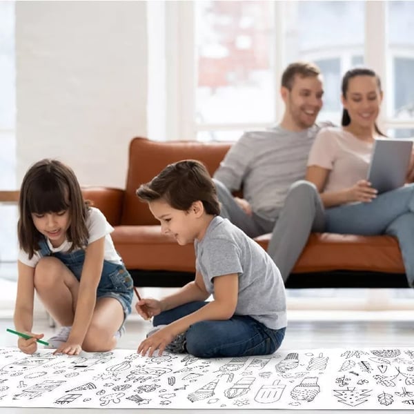🖍️$9.99 🎨- Children's drawing scroll (perfect gift for children)🎁
